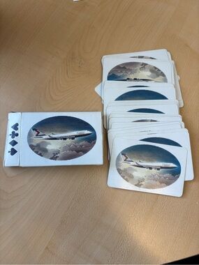 Vintage Canadian Airlines inflight deck of Playing Cards
